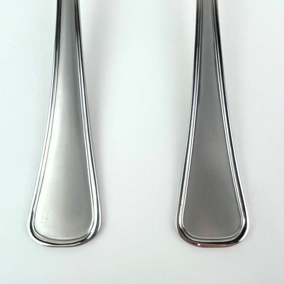 Inoxpran 18/10 Italian Stainless Spoon and Fork Serving Set - Picture 2 of 4